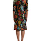 Dolce & Gabbana Elegant Floral Embroidered Pencil Dress