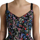 Dolce & Gabbana Elegant Floral A-Line Mini Dress