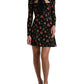 Dolce & Gabbana Elegant Floral A-Line Mini Dress