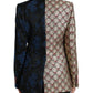 Dolce & Gabbana Elegant Multicolor Patchwork Blazer