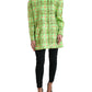 Dolce & Gabbana Exquisite Sequined Long Coat Jacket in Green