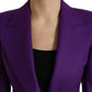 Dolce & Gabbana Elegant Wool Blazer with Silk Lining