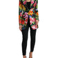 Dolce & Gabbana Elegant Multicolor Silk Blend Floral Blazer