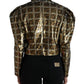 Dolce & Gabbana Multicolor Sequined Cropped Jacket