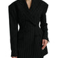 Dolce & Gabbana Elegant Striped Virgin Wool Blazer