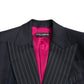 Dolce & Gabbana Elegant Striped Virgin Wool Blazer