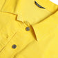 Dolce & Gabbana Chic Yellow Denim Button-Down Jacket