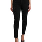 Dolce & Gabbana Elegant Mid Waist Black Skinny Jeans