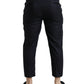 Dolce & Gabbana Elegant Wool-Silk Blend Cropped Dress Pants