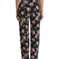 Dolce & Gabbana Floral High Waist Wide Leg Pants