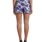 Dolce & Gabbana High Waist Floral Charm Shorts