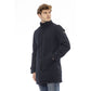 Baldinini Trend Blue Polyester Men Jacket