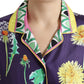 Dolce & Gabbana Elegant Silk Twill Floral Shirt