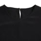 Dolce & Gabbana Elegant Silk Blend Round Neck Blouse