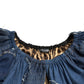 Dolce & Gabbana Elegant Cotton Denim Blouse Top