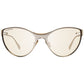 Omega Gold Women Sunglasses