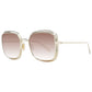 Omega Gold Women Sunglasses