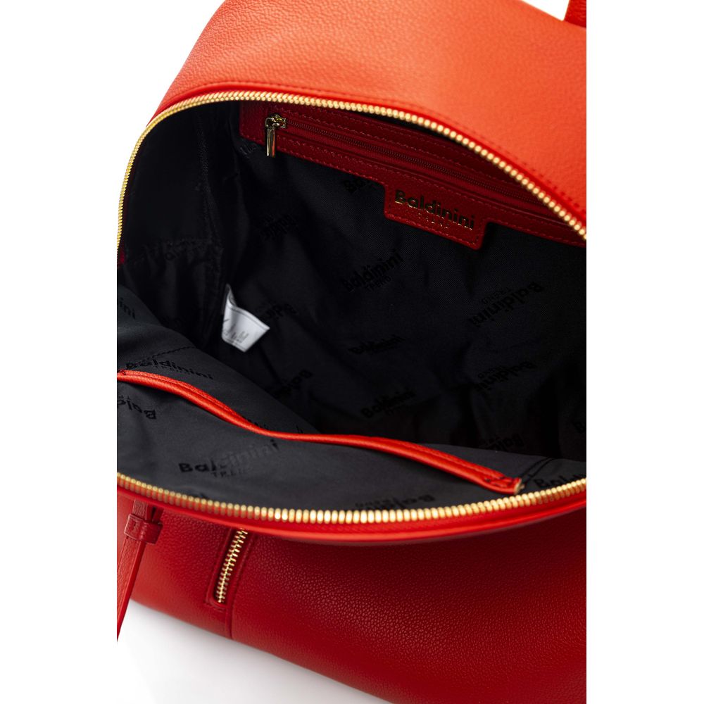 Baldinini Trend Red Polyethylene Women Backpack