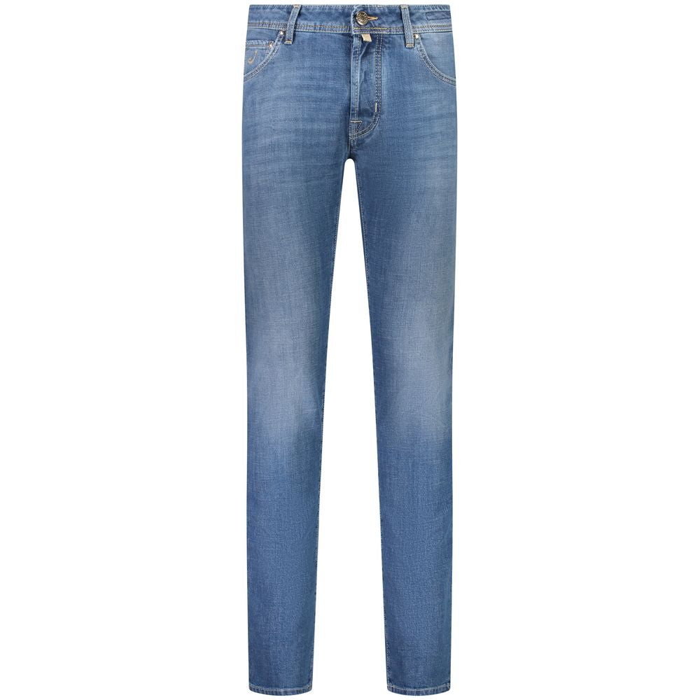 Jacob Cohen Exquisite Light Blue Stretch Denim Jeans