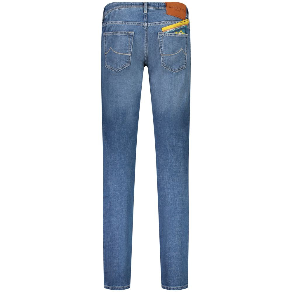 Jacob Cohen Exquisite Light Blue Stretch Denim Jeans