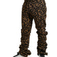 Dolce & Gabbana Chic Leopard Print Jogger Pants