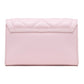 Love Moschino Chic Pink Faux Leather Crossbody Bag with Gold Accents