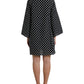 Dolce & Gabbana Elegant Polka Dot Shift Mini Dress