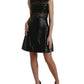 Valentino Elegant Black A-Line Mini Dress