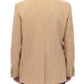 Dolce & Gabbana Elegant Beige Formal Wool Coat