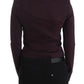 GF Ferre Elegant Purple Cotton Blend Blazer