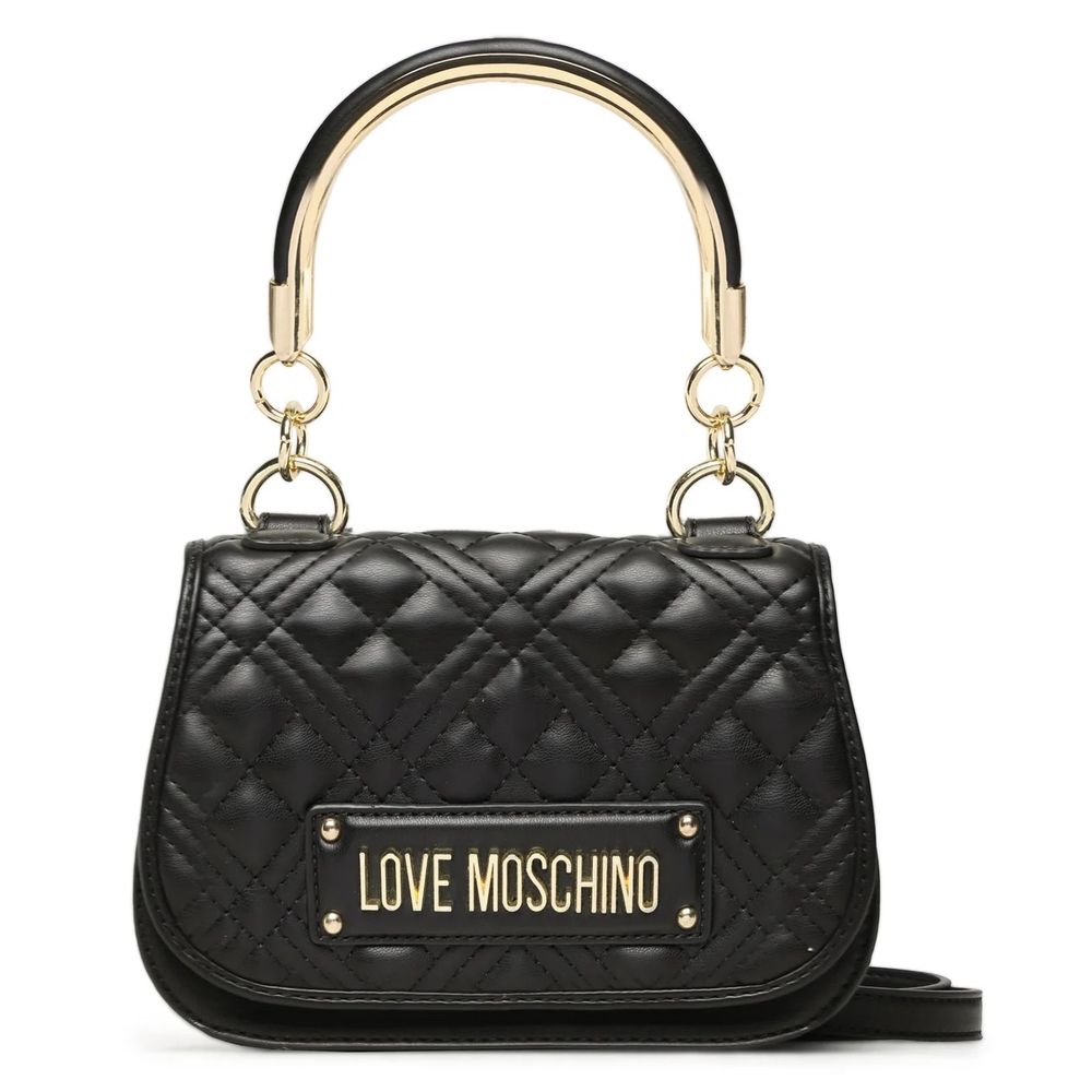 Love Moschino Quilted Faux Leather Chic Handbag