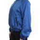 GF Ferre Chic Blue Bomber Jacket for Elegant Outings