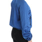 GF Ferre Chic Blue Bomber Jacket for Elegant Outings