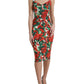 Dolce & Gabbana Elegant Floral Bodycon Sheath Dress