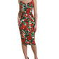 Dolce & Gabbana Elegant Floral Bodycon Sheath Dress