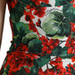 Dolce & Gabbana Elegant Floral Bodycon Sheath Dress