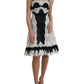 Dolce & Gabbana Elegant Silk Blend A-Line Lace Dress