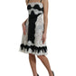 Dolce & Gabbana Elegant Silk Blend A-Line Lace Dress