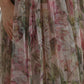 Dolce & Gabbana Elegant Floral Print Long Dress