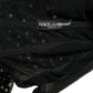 Dolce & Gabbana Black Crystal Embellished A-line Gown Dress