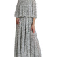 Dolce & Gabbana Elegant Polka Dots Maxi Dress