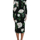 Dolce & Gabbana Elegant Floral Bodycon Midi Dress