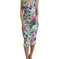 Dolce & Gabbana Elegant Floral Sheath Midi Dress