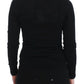 Dolce & Gabbana Elegant Black Deep Crewneck Sweater