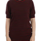 Dolce & Gabbana Elegant Striped Cashmere Crewneck Sweater