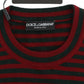 Dolce & Gabbana Elegant Striped Cashmere Crewneck Sweater