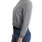 Ermanno Scervino Chic Gray Cotton Blend Short Cardigan