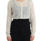 Ermanno Scervino Chic Cropped Alpaca Blend Sweater