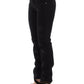 Ermanno Scervino Chic Black Skinny Statement Jeans