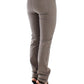 Ermanno Scervino Chic Taupe Skinny Jeans for Elevated Style